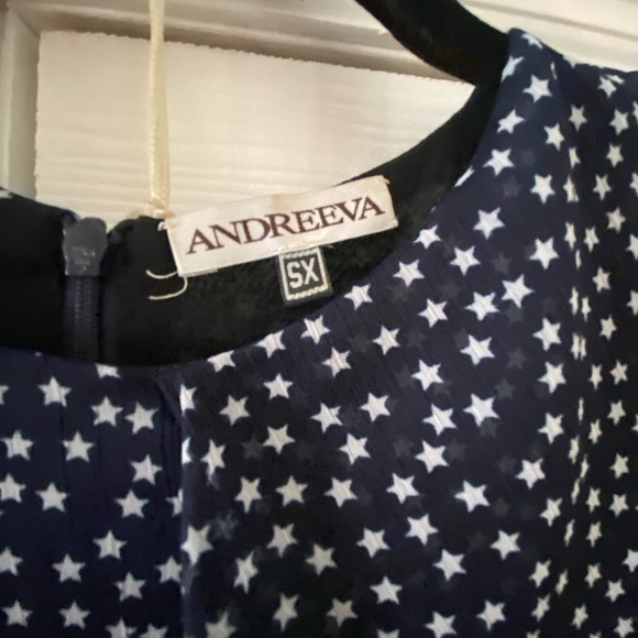 ANDREEVA FALL'17 Dreams Dress with silver Star brooch - Picture 6 of 9